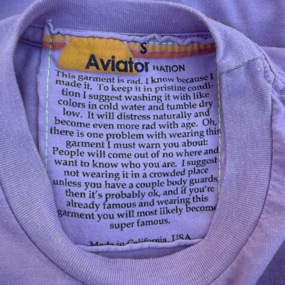 Aviator Nation Logo Boyfriend Tee - Picture 9 of 11